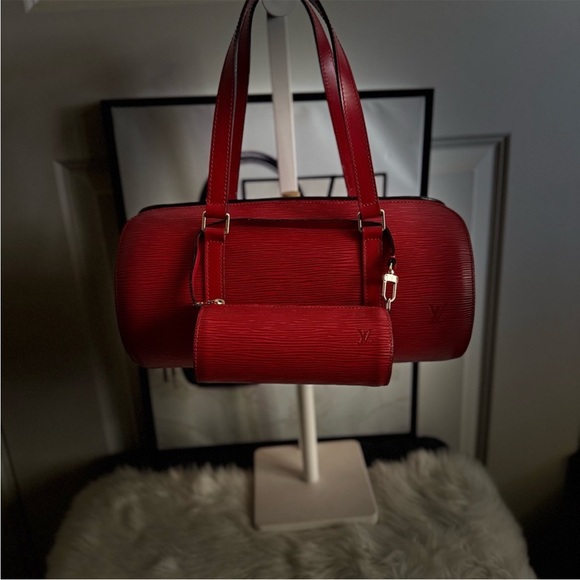 Louis Vuitton Handbags - Louis Vuitton Red EPI Papilon with baby
Women's Bag Set